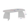 Nordure Melina - Venezia Walnut Mesa de Centro